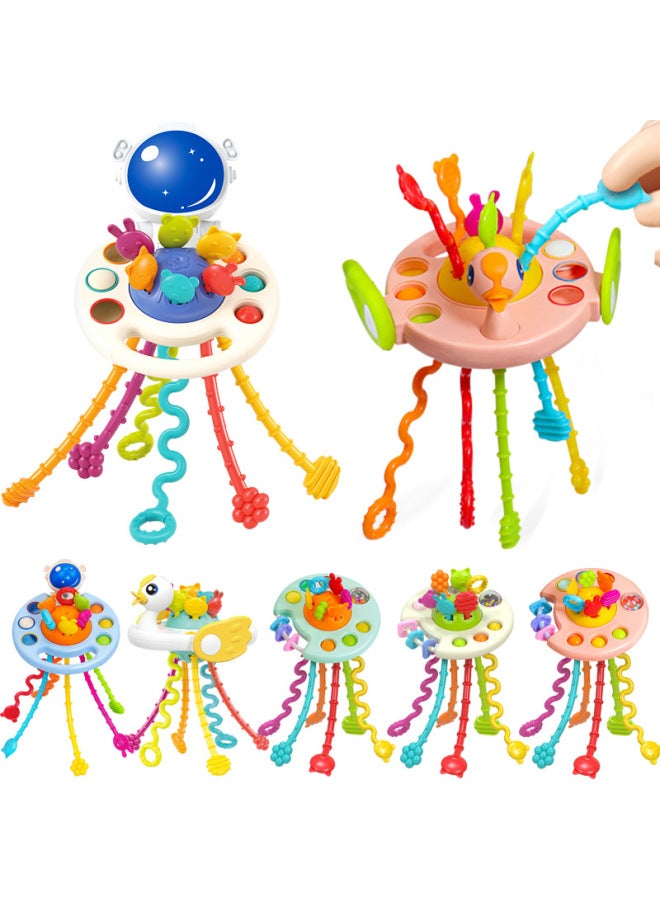 Baby Toy 3-6-12 Months Grit Baby Newborn Hand-held Rattle Manhattan Ball Sesler-Color:【english Color Box】 3-piece Set-bubble Blanzhuanle 213g - Image 4