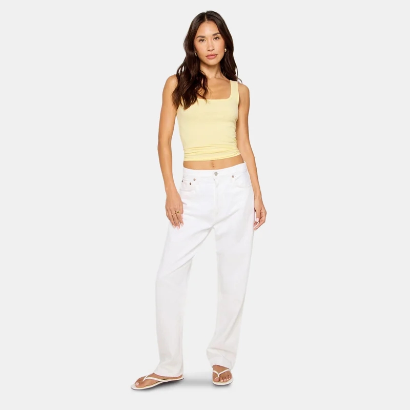 Fabletics Beige Women's Daily Rib Tank Top for Women | Best Price UAE