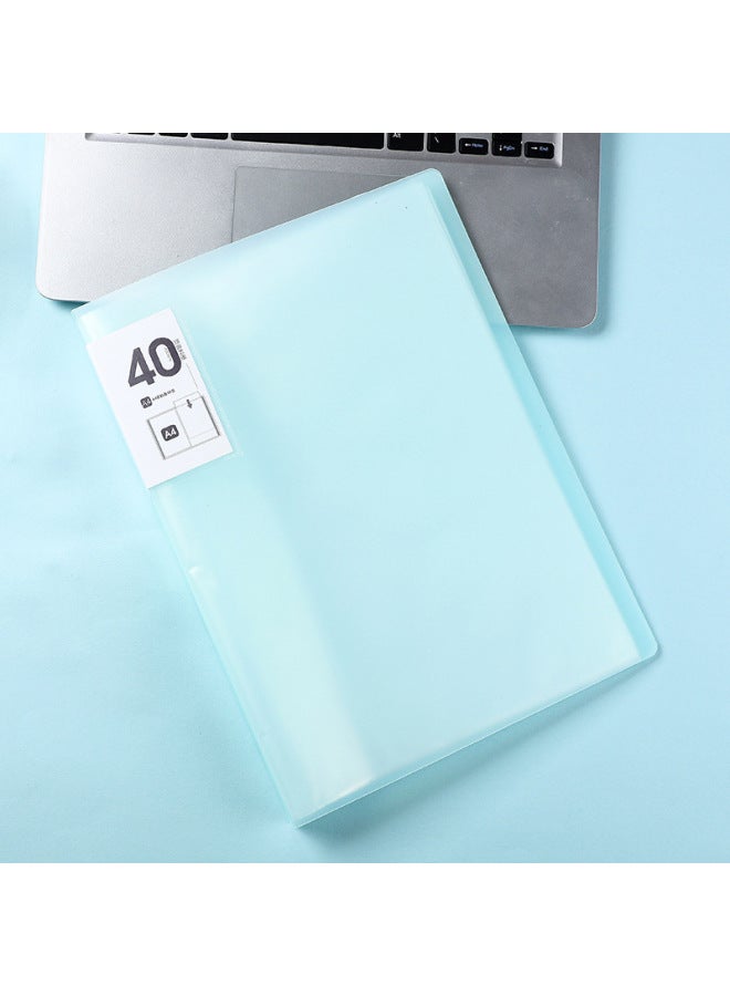 هاويماي ملف A4 لتخزين الكتب، حقيبة متعددة الطبقات لتخزين الأوراق والاختبارات، دفتر معلومات، لوازم طلابية ومكتبية بألوان موراندي - Image 1