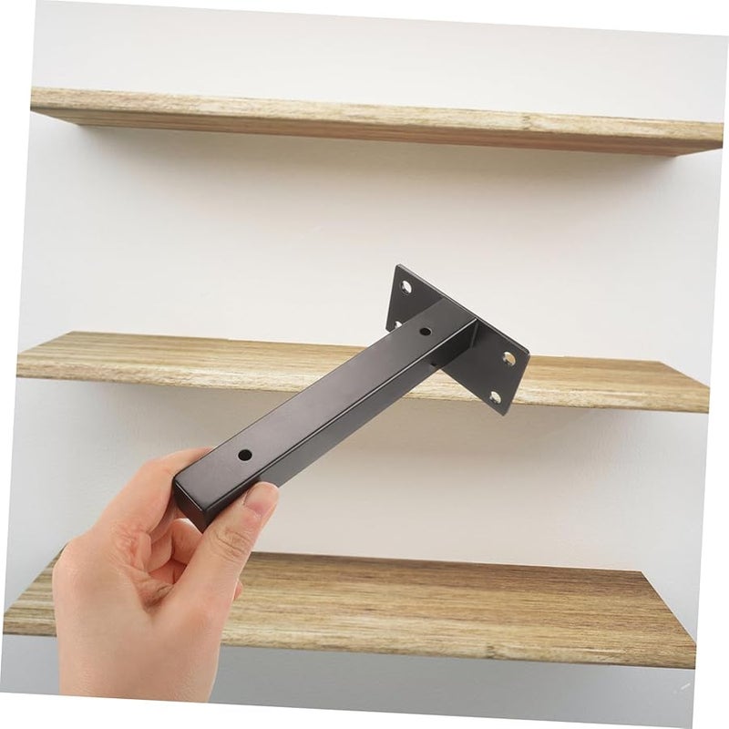 Tehaux 2 Pack Heavy Duty Floating Shelf Brackets For Books Plants Home Decor Easy Installation - Image 3