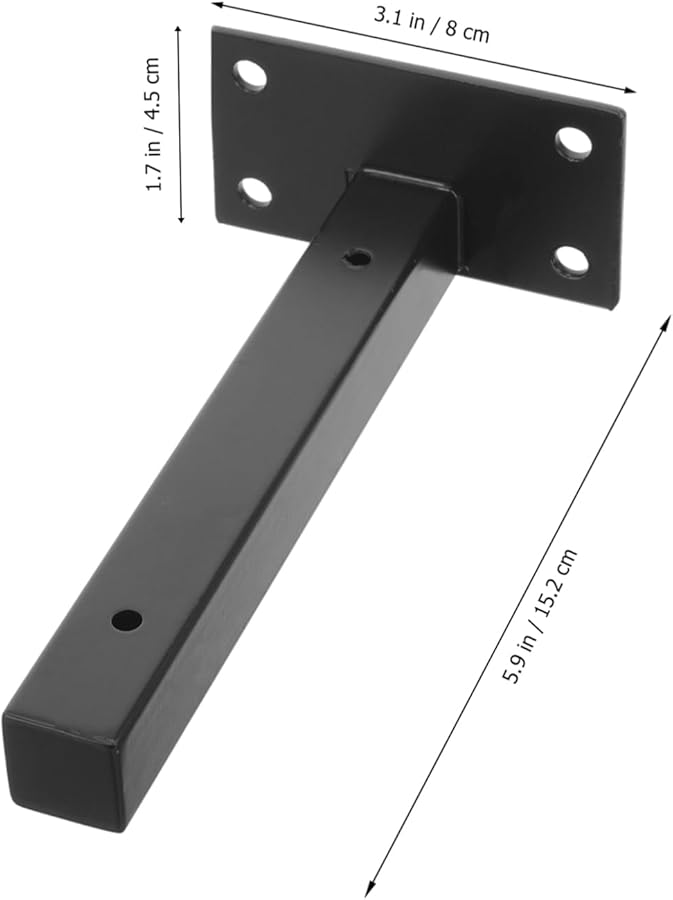 Tehaux 2 Pack Heavy Duty Floating Shelf Brackets For Books Plants Home Decor Easy Installation - Image 5