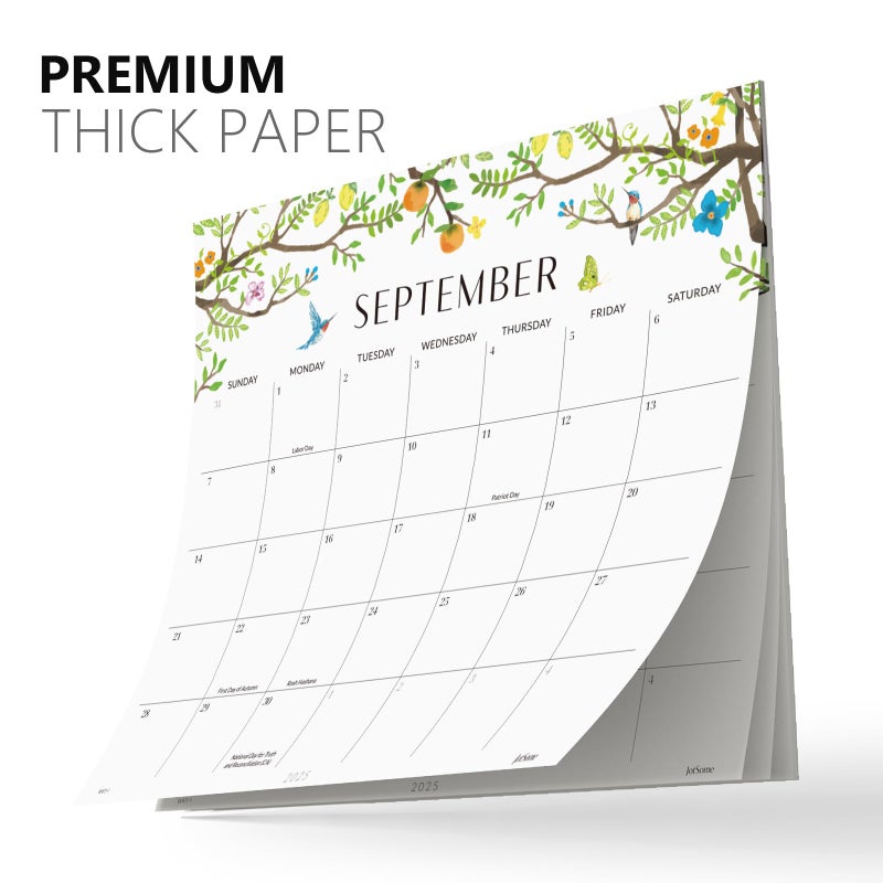 Jotsome Magnetic Calendar For Refrigerator 2025-2026  Monthly Fridge Calendar From Now To December 2026 13X11 Inch  Easy Organizing (Floral) - Image 4