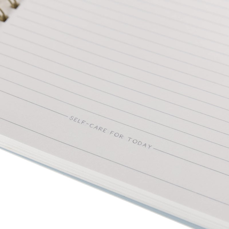 Graphique Vegan Leather Spiral Journal - Focus Design - 192 Lined Pages - Perfect for Taking Notes, Lists and More (8" x 10") - Image 5