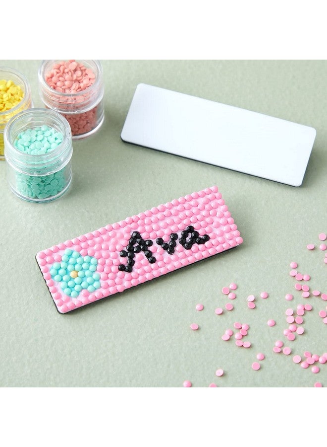 Juvale 15Pack Blank Name Tag Pin Badges White Blank Name Tags For Employee Id Badges Custom Personnel Labels For Retail Stores Restaurants And Offices (3X1In) - Image 4