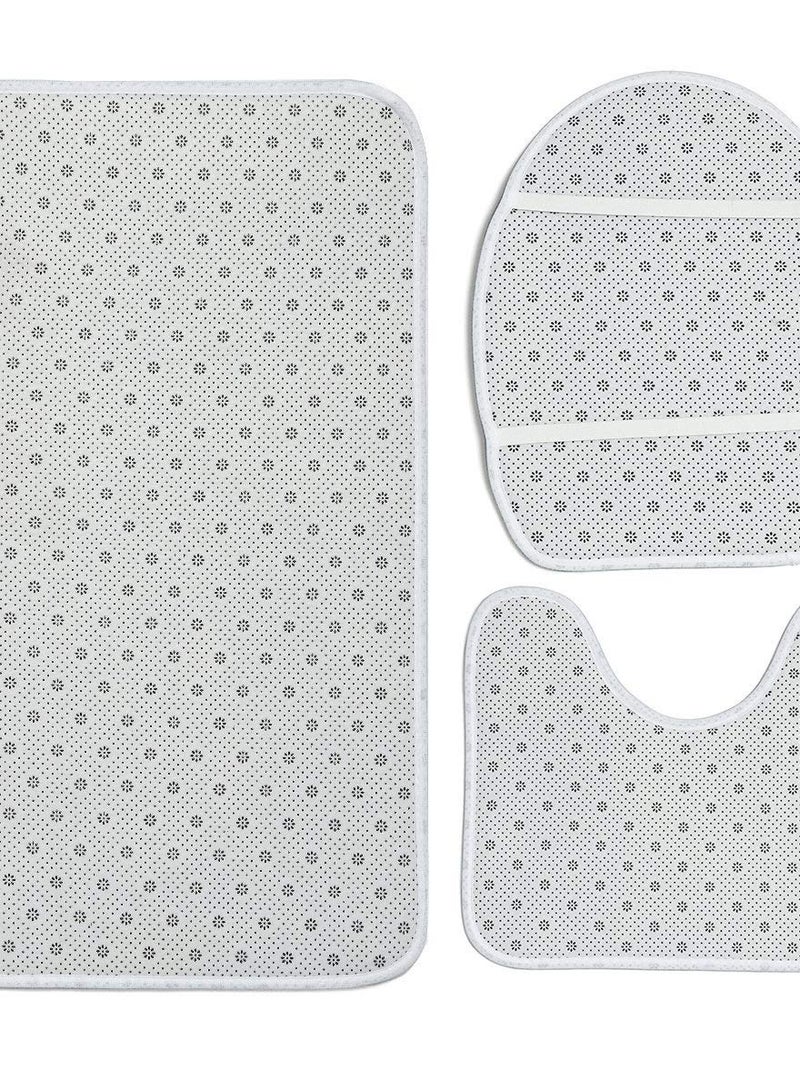 Captaintech Summer Beach Scenery Shower Curtain Set, 4-Piece Ocean Bathroom Decor with Starfish, Seashells, and Sand Scene, Non-Slip Rug, Toilet Lid Cover, Waterproof Curtain, 12 Hooks Included - Image 5