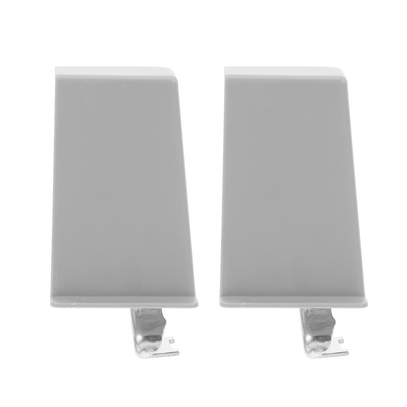 Heavy Duty Soft Close Concealed Cabinet Hinges Kitchen 2 Pieces Set Gray - Image 2
