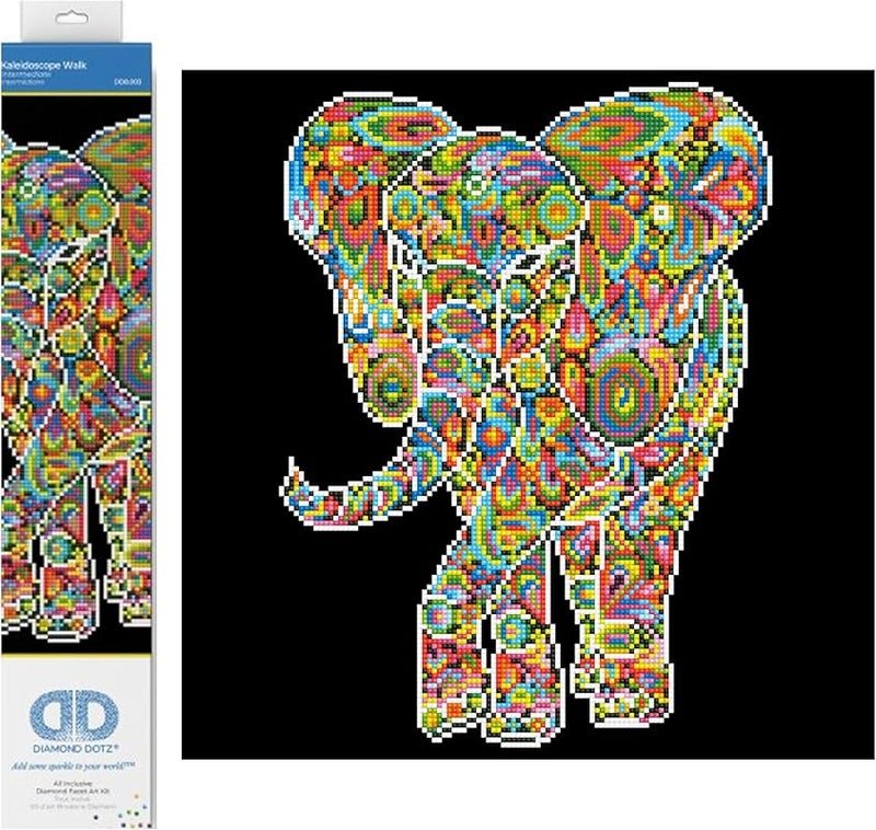 DIAMOND DOTZ Painting, Intermediate Kit, DD8, Kaleidoscope Walk
