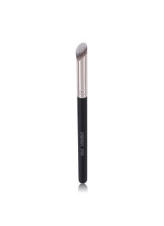 Angled Flat Concealer Brush Under Eye Concealer Nose Contour Brush For Bronzer Liquid Foundation Cream Cosmetic Press Powder Concealer Palette Blending Buffing Stippling Brush Small 370S