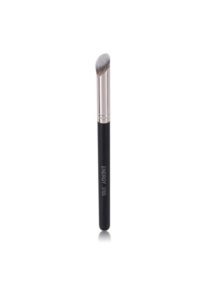Energy - Angled Flat Concealer Brush Under Eye Concealer Nose Contour Brush For Bronzer Liquid Foundation Cream Cosmetic Press Powder Concealer Palette Blending Buffing Stippling Brush Small 370S - Image 1