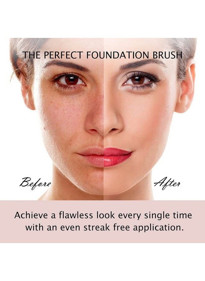 Energy - Angled Flat Concealer Brush Under Eye Concealer Nose Contour Brush For Bronzer Liquid Foundation Cream Cosmetic Press Powder Concealer Palette Blending Buffing Stippling Brush Small 370S - Image 1