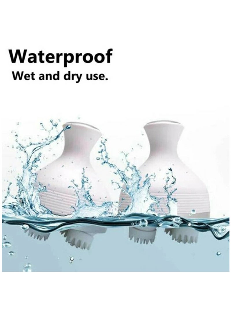 Loquat Electric Head Massager, 3D Wireless Scalp Massager, Waterproof Body Massage Health Care Shoulder Neck Deep Tissue Kneading Massage - Image 2