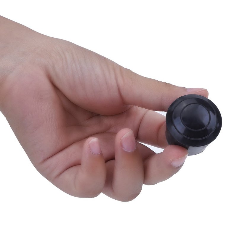 إي بوت أغطية أطراف أرجل الكراسي والطاولات المطاطية من إيبوت، 7/8 بوصة، عبوة من 12 قطعة، أسود - Image 3