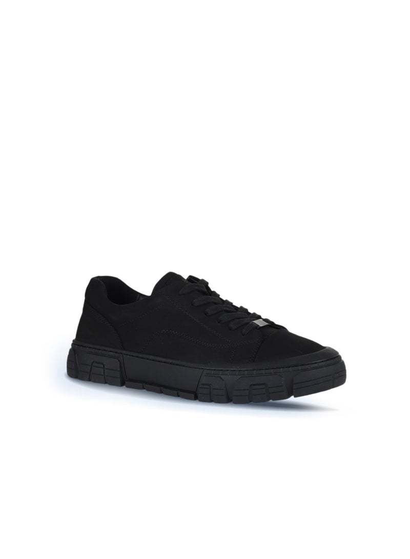 BUENO Men's Suede Sneakers – Rugged Lace-Up Design with Chunky Textured Sole for Casual and Streetwear Looks - Image 2