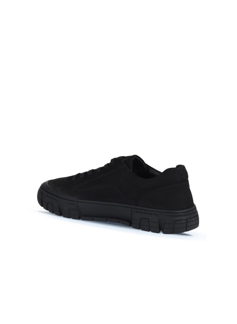 BUENO Men's Suede Sneakers – Rugged Lace-Up Design with Chunky Textured Sole for Casual and Streetwear Looks - Image 4