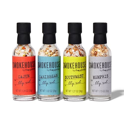 Thoughtfully Smokehouse by Thoughtfully Smokehouse Barbecue Rubs Gift Set Flavors Include Cajun Caribbean Memphis and Southwest Set of 4 - Image 5