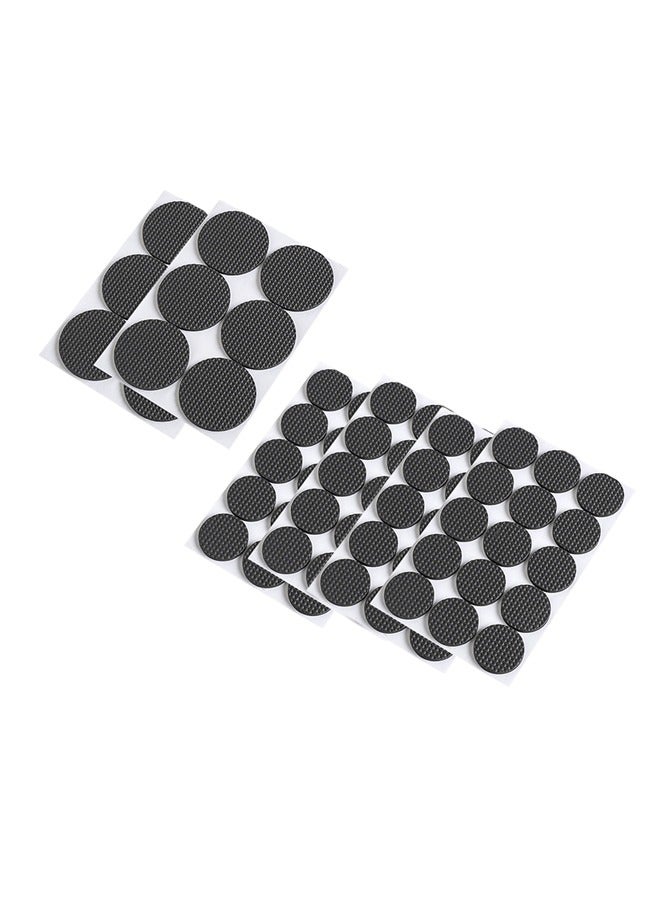 72 PCS مستديرة منصات الأثاث المضادة للانكماش ، ومواقف أرضية من الخشب الصلب من الخشب المطاط.  - Image 1