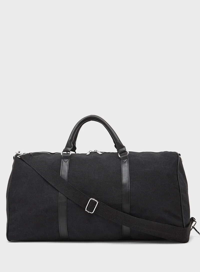 روبرت وود Casual Canvas Travel Duffle Bag
