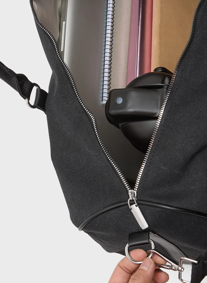 Robert Wood Casual Canvas Travel Duffle Bag
