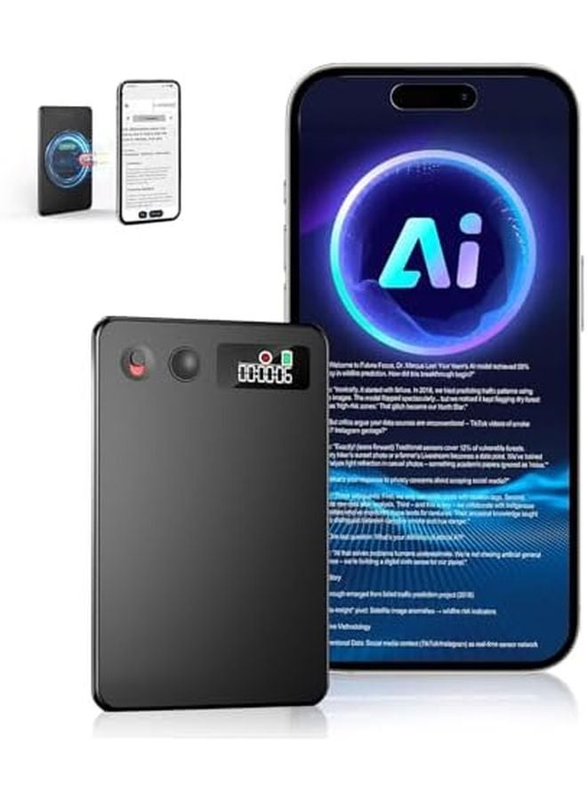 32G Digital Voice Recorder with AI Transcription App Control Noise Reduction for Meetings - Image 1