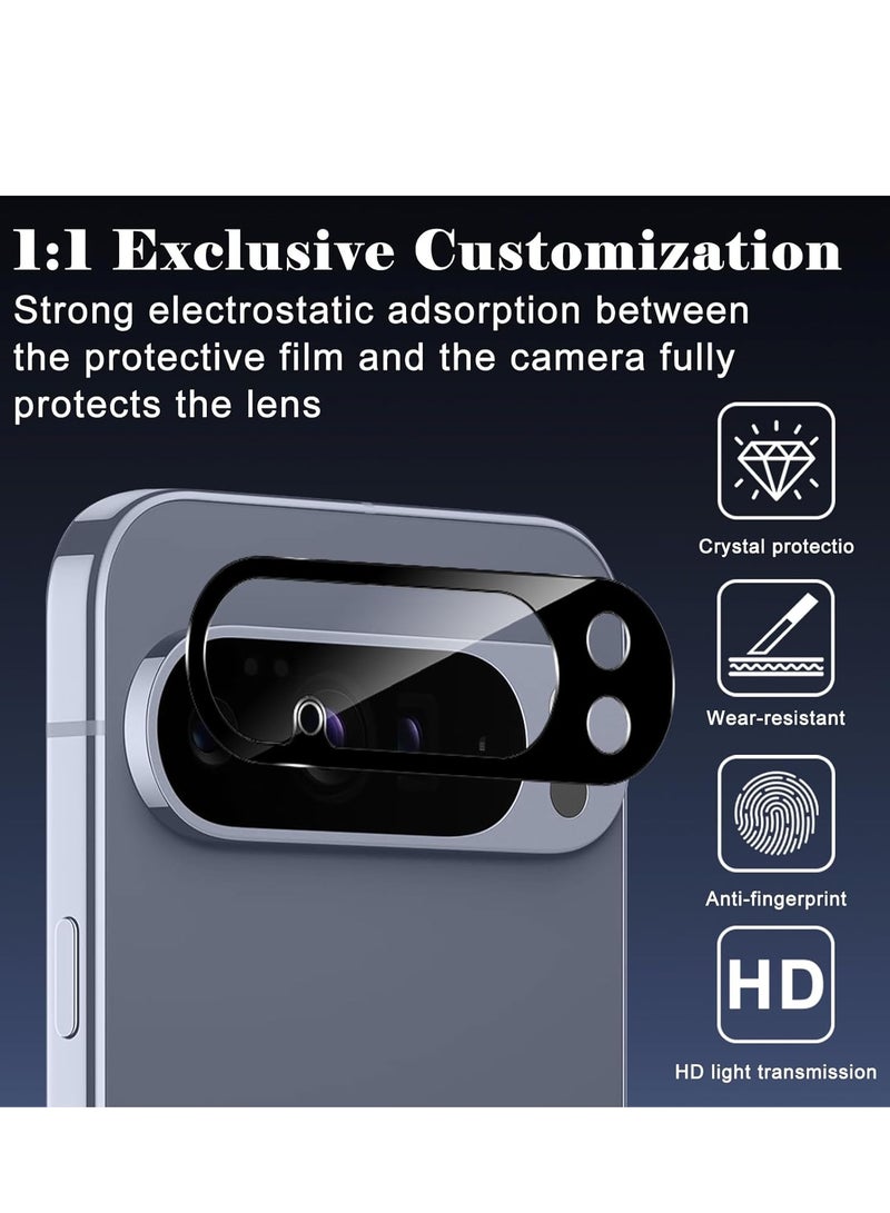 زجاج مقسى للخصوصية 2 قطعة لجهاز جوجل بكسل 10 برو XL واقي شاشة الخصوصية و 2 قطعة واقي عدسة الكاميرا - Image 3