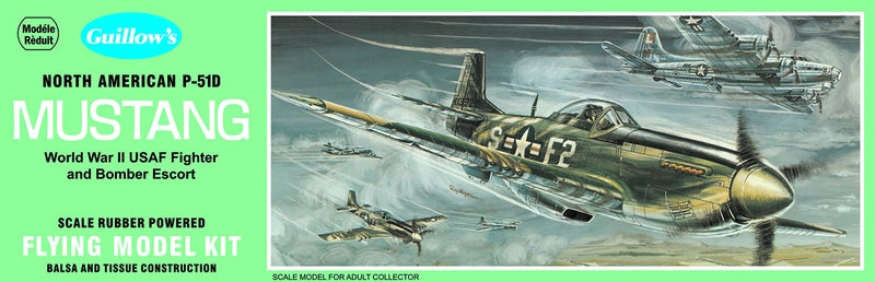 Guillows North American P51D Mustang Model Kit - Image 2