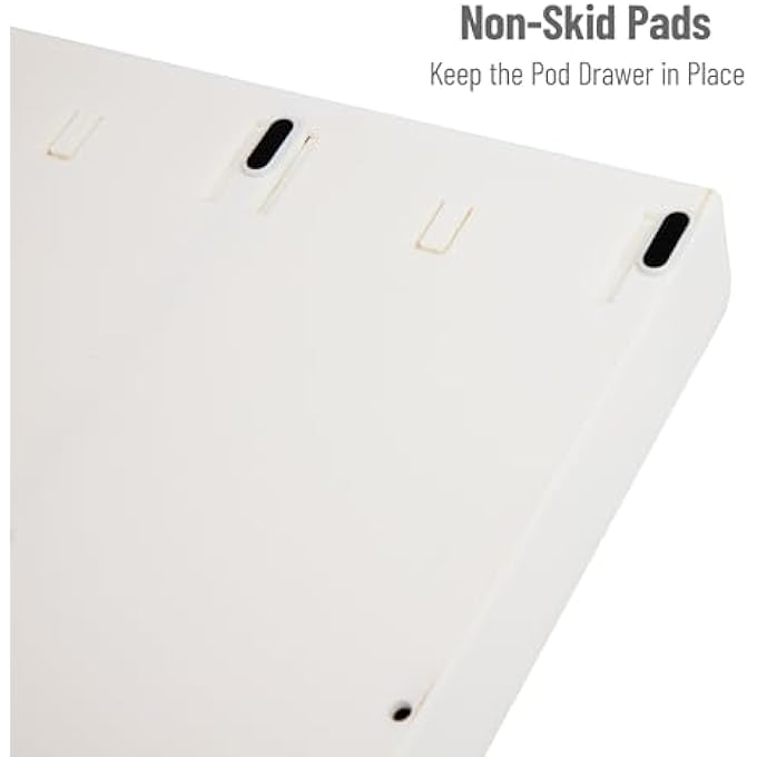 rayihni Single Serve Coffee Pod Drawer And Condiment Organizer Station 20 X 14 X 12 Cmb02Wht - Image 5