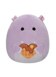 Squishmallows 7.5 inch Hanna the Hippo , Officially Licensed Kellytoy Plush Toy, Colorful Soft Toy, Gift for Kids, Girls & Boys Washable Squishy Stuff Toy Multicolor All Age  - Image 1