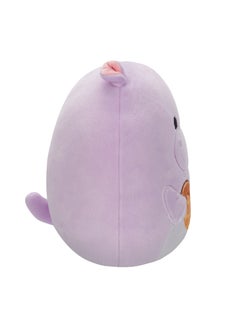 Squishmallows 7.5 inch Hanna the Hippo , Officially Licensed Kellytoy Plush Toy, Colorful Soft Toy, Gift for Kids, Girls & Boys Washable Squishy Stuff Toy Multicolor All Age  - Image 3