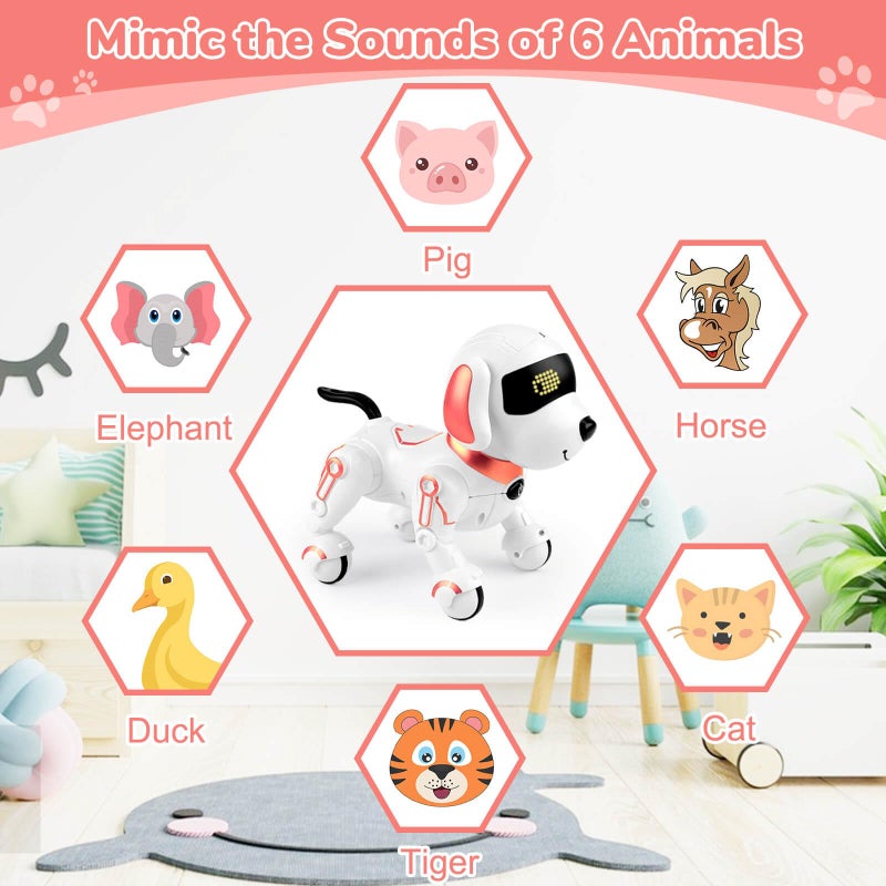Britik Robot Dog Toys for Kids 8 9 10 11 12, Remote Control Dogs, Robot Dog for Kids 8-12, Pet Robotic, Electric Toy, Robotic Dogs, Toys for 5 6 7 8 9 10 11 12 Years Old Boys Girls, Blue - Image 3