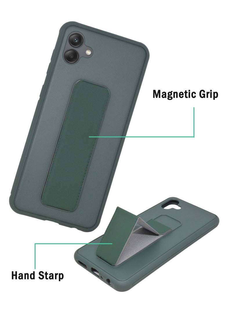 بورتوني جراب هاتف Samsung Galaxy A04e حامل هاتف مغناطيسي للسيارة قابل للطي ومسند الإصبع وغطاء واقٍ لهاتف Samsung A04e - Image 5