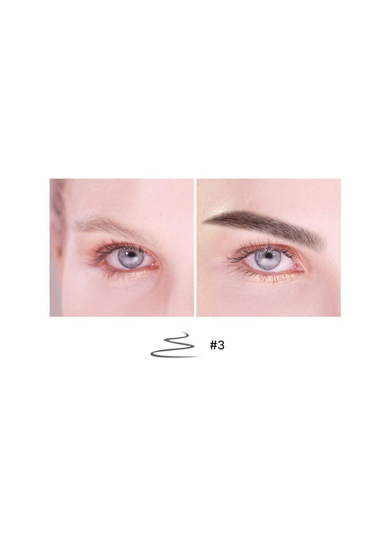 SYOSI Eyebrow Pen Liquid Eyebrow Pen Waterproof Eyebrow Pen Long-Lasting Microblading Effect Pencil Smudge-proof Easy-to-remove Eyebrow Makeup Creates  - Image 5