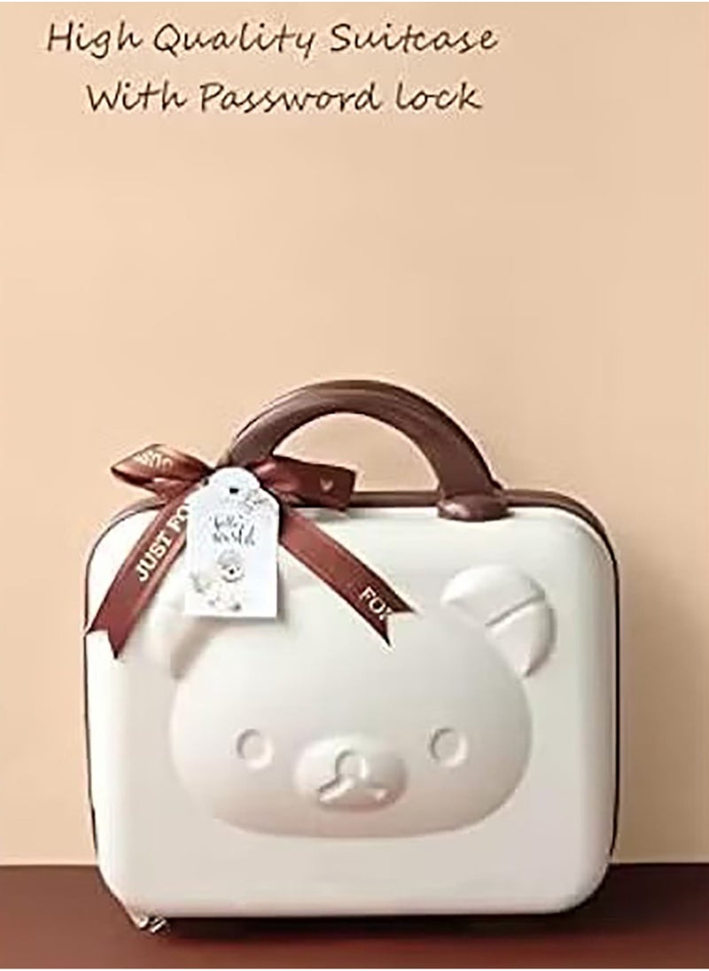 Gonice Baby Giftset for New born with Rompers and Wooden toys in cute suitcase in Bear theme for Girls and Boys 15 in 1  - Image 3