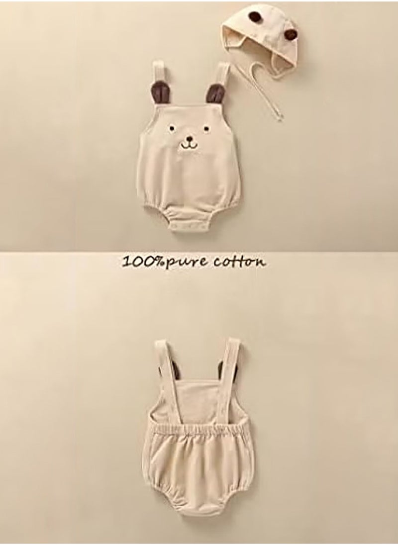 Gonice Baby Giftset for New born with Rompers and Wooden toys in cute suitcase in Bear theme for Girls and Boys 15 in 1  - Image 4