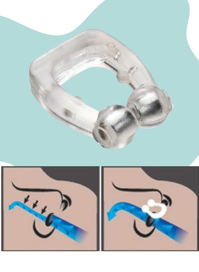 Snore Stopper, Stop Snoring with Effective Anti Snoring Devices - Silicone Magnetic Anti Snoring Nose Clip for Men and Women - Image 3