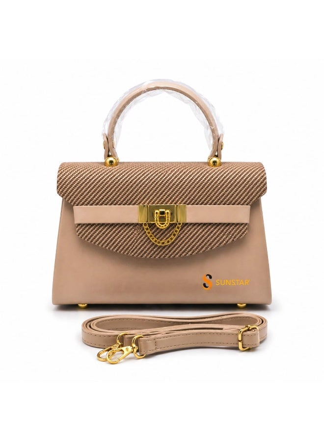 SUNSTAR Elegant Top Handle Handbag – Premium Stylish Shoulder Bag