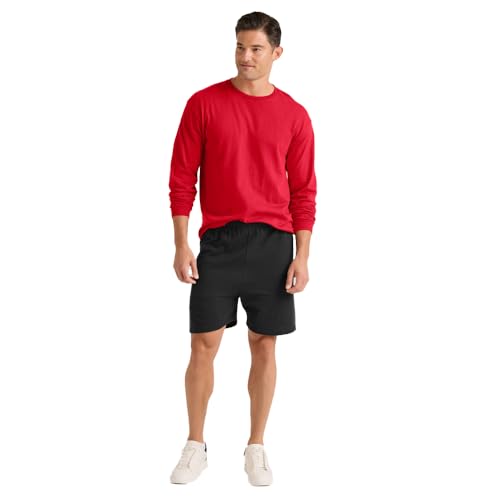 Soffe Mens Long-Sleeve Cotton T-Shirt, White, Medium - Image 5