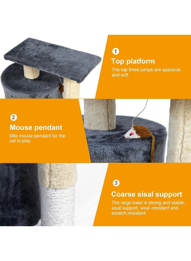 SKY-TOUCH Durable Cat Condo with Sisal Scratching Posts - Image 5