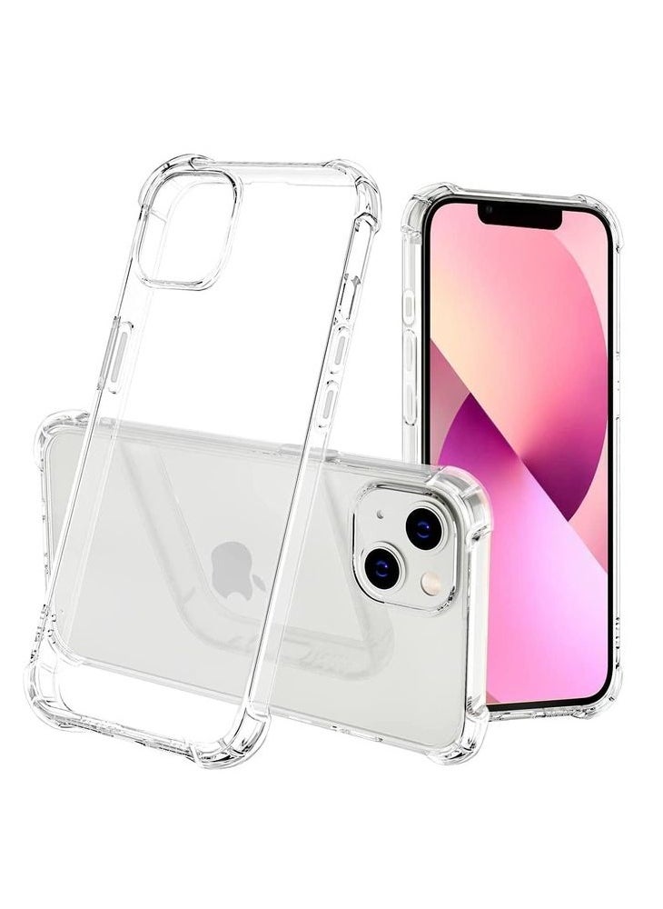 CrystalTears iPhone 14 Case, Shock Absorption, Anti-Scratch, Support Wireless Charging (Clear)  - Image 1