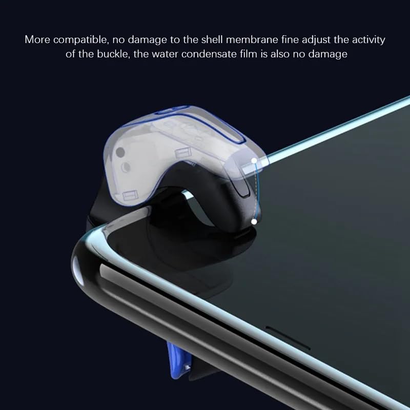 Cubonic Strike 02 (2pc) Mobile Game Controller Four Finger Gamepad Joystick for Pubg Trigger Game for ios/Android Gamepad - Image 5