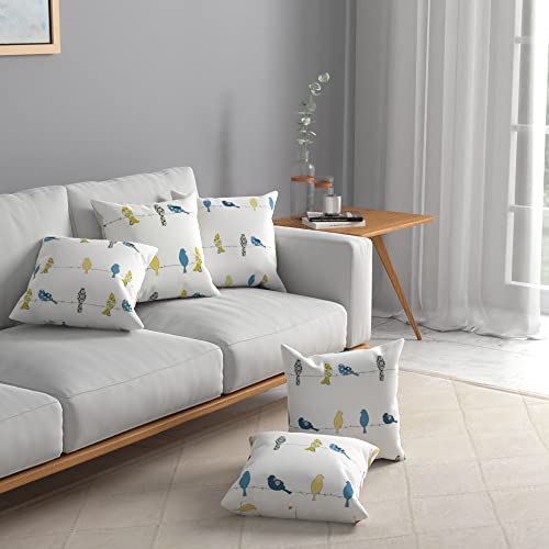 Urban Space Decorative Cotton 200 TC Cushion Cover Set Of 5, 16 Inch X 16 Inch Cushion Covers For Sofa, Bedroom, Living Room (High Garden Red, Cushion Cover 40Cm X 40Cm, Set Of 5) - Image 1