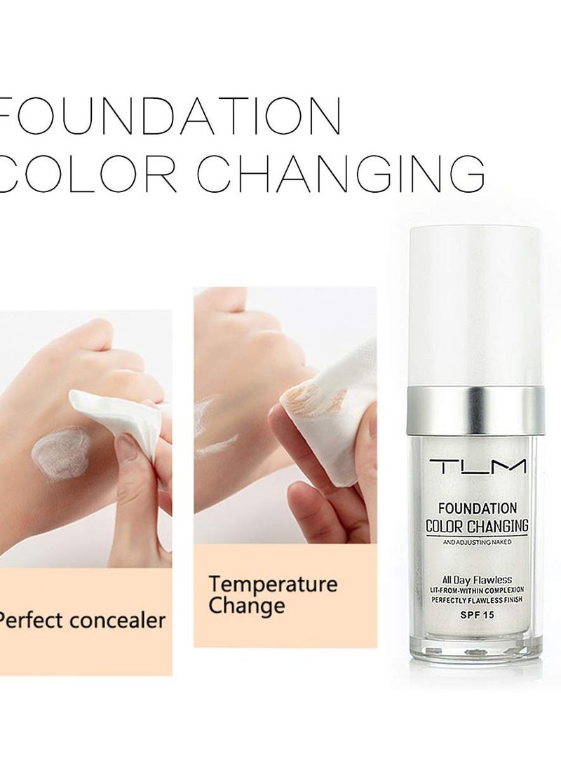 تي إل إم تغيير اللون Tlm Foundation، SPF15، النهاية الكاملة طوال اليوم، 30 مل - Image 5