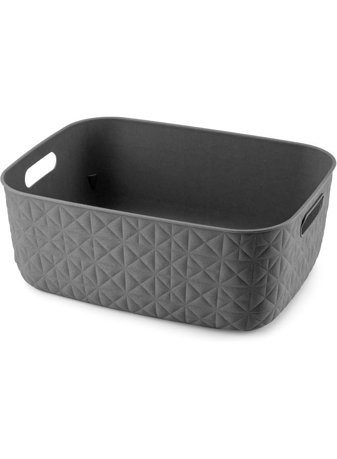 Curver CV SOFTEX BASKET MED 12.5L GREY - Image 1