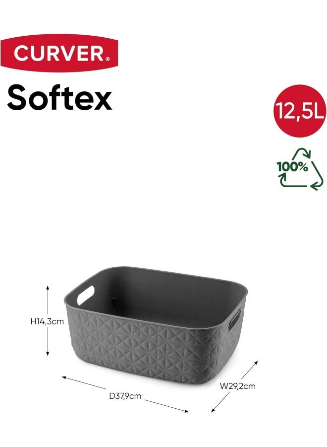 Curver CV SOFTEX BASKET MED 12.5L GREY - Image 5