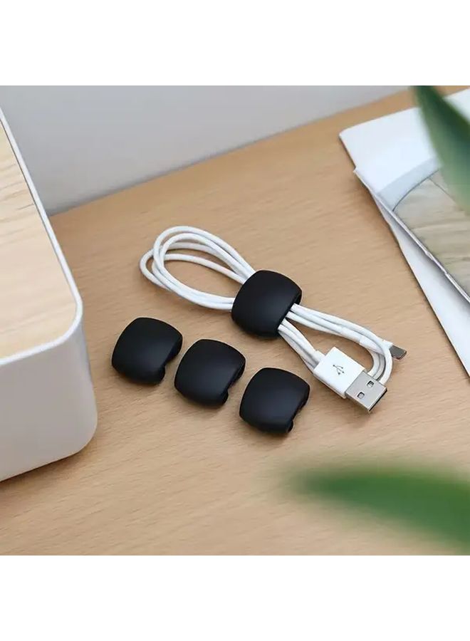 10 Random Color Cable Organizing Clips Set of 10 Sturdy Plastic - Image 4