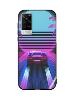Protective Case Cover For Vivo X60 Pro Retro Synthwave Ps4 Design Multicolour