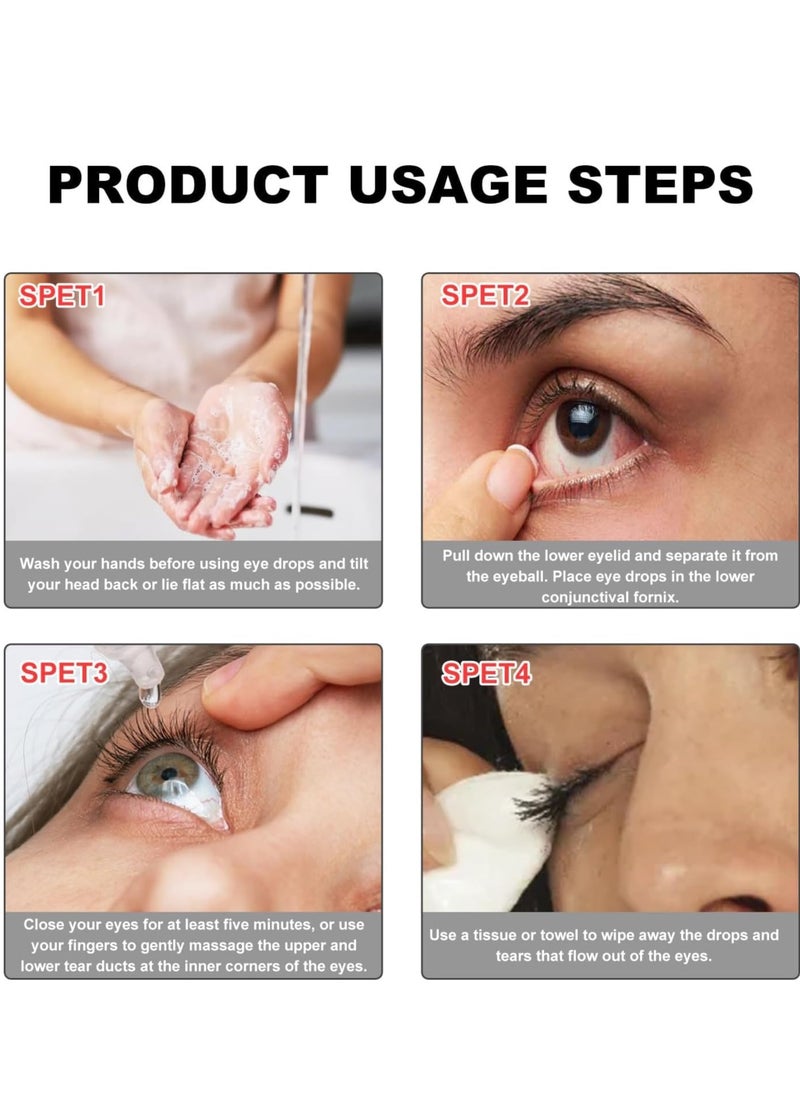 Eye Color Changing Drops, Eye Drops for Natural Color Change, Color-Changing Eye Drops for Grey Eyes, Temporary Change Eye Color Drops (Gray 10ml)