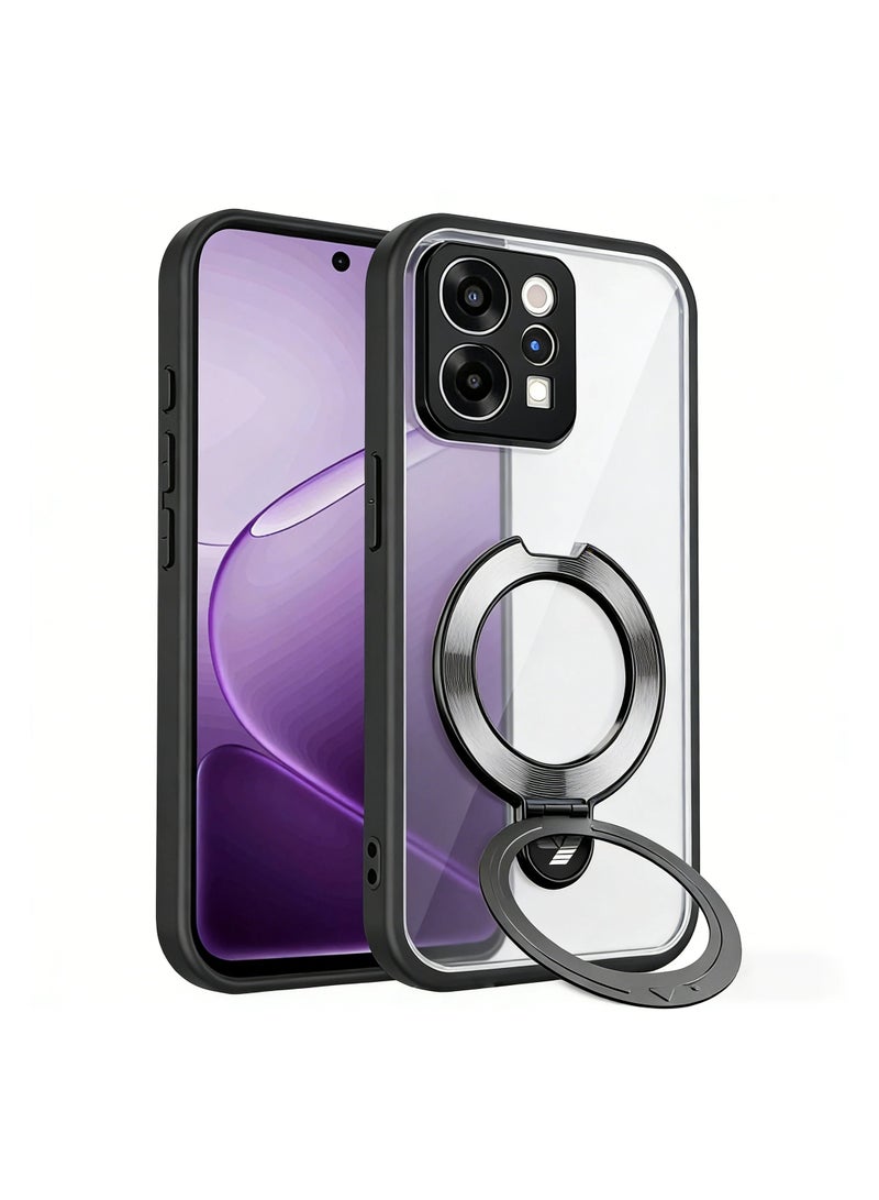 عام حافظة بحامل لجهاز VIVO V70، غطاء واقٍ لكامل الجسم مضاد للصدمات مع حامل ثابت. - Image 1