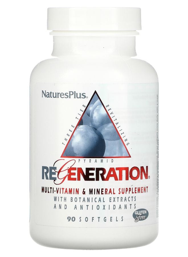 مكملات متعددة الفيتامينات والمعادن للتجديد 90 كبسولة لينة