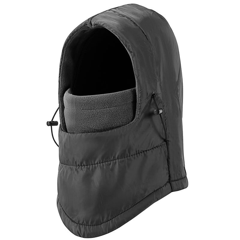 Tyzrdnac Balaclava Ski Mask Fleece Lining Windproof Warm Adjustable Thermal Winter Cold Weather Face Mask for Men Women Gray - Image 1