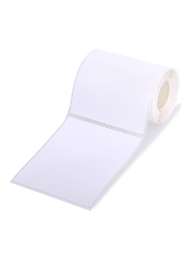 NIBEMINENT Self-Adhesive Thermal Paper Roll White - Image 1
